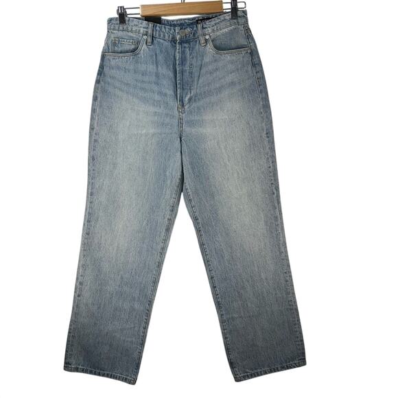 Blanc NYC The Baxter Denim Jeans Light Wash Women’s Size 6 Ribcage Straight Leg - Picture 1 of 8